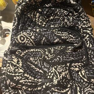 Vera Bradley Black and White Patterned Backpack